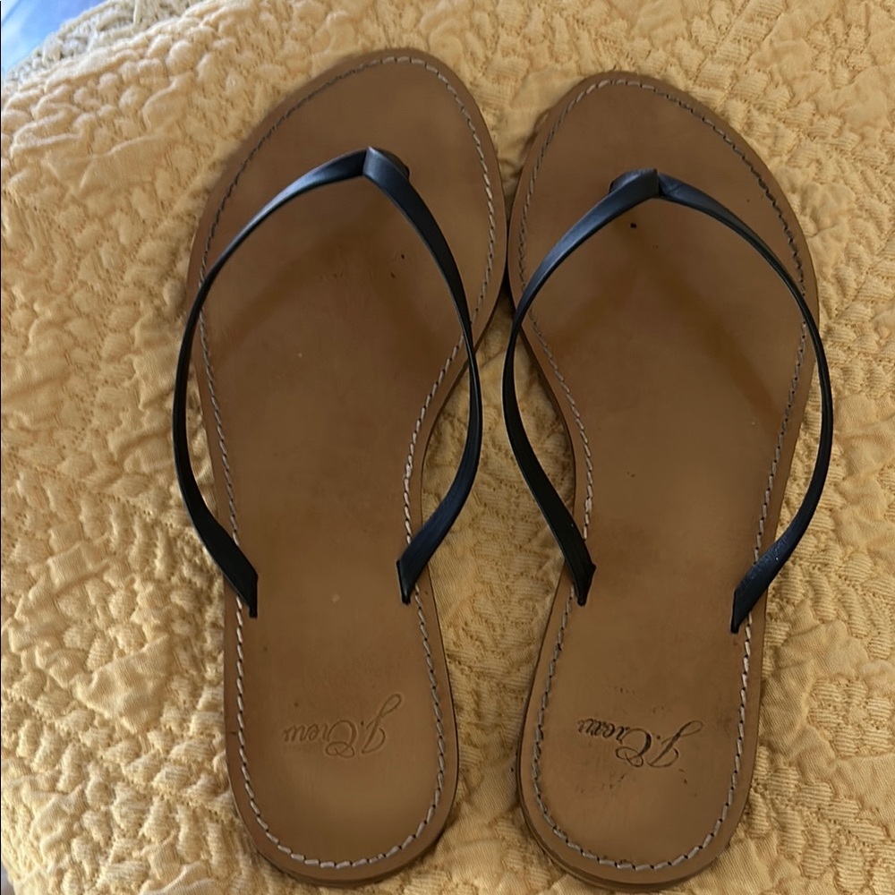a new day Black and Tan Sandals
